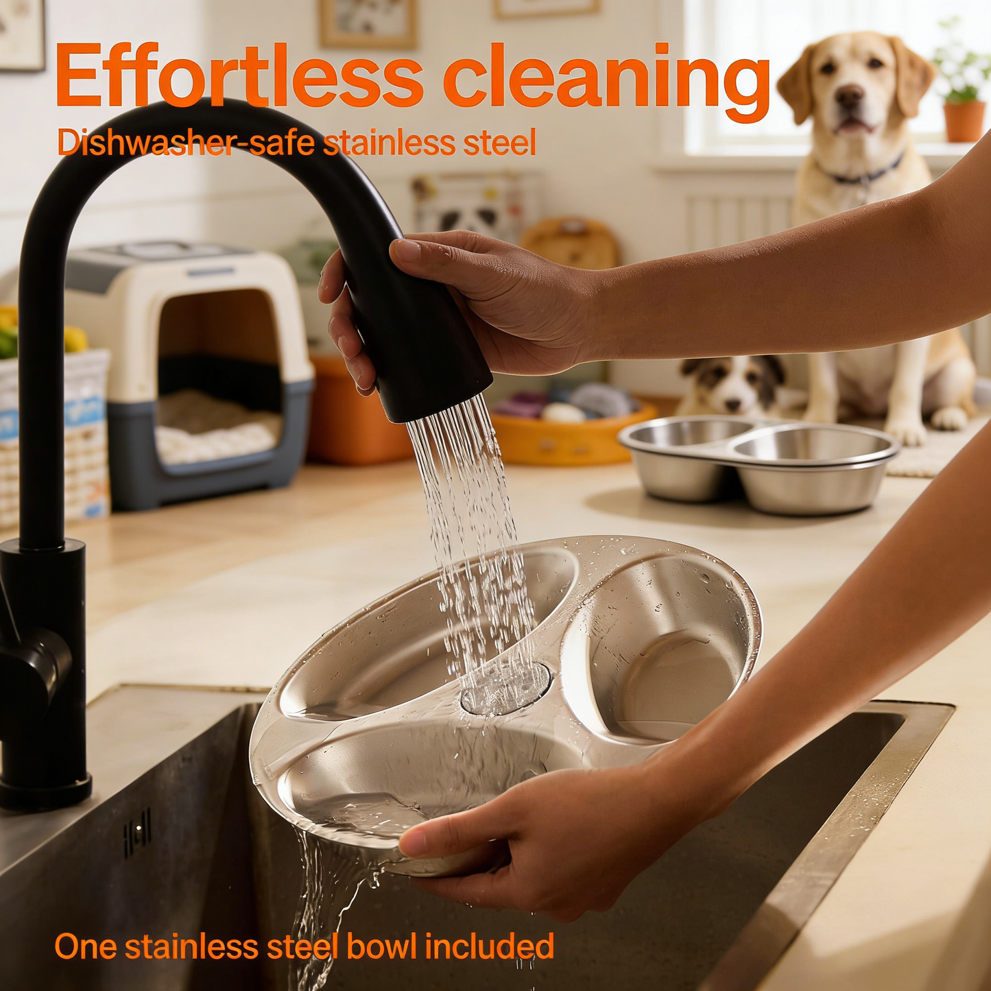 Refrigerated Auto Wet Food Feeder, APP Controlled with Stainless Steel Bowl, Easy to Clean