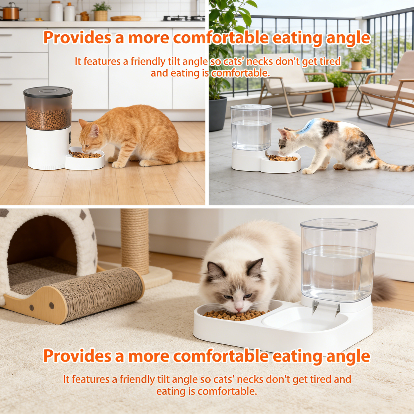 3L Automatic Feeder with Desiccant, Dual Power & Programmable Portions